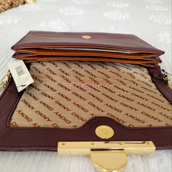 DKNY Leather clutch/evening bag - Picture 4 of 8